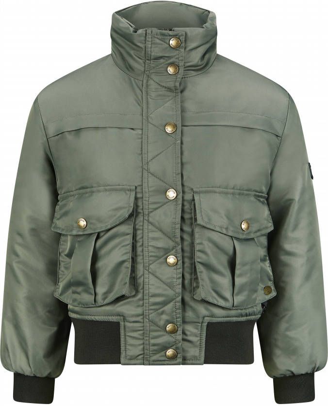 Retour Denim winterjas Gitte khaki groen
