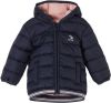 S.Oliver baby gewatteerde jas donkerblauw/roze online kopen