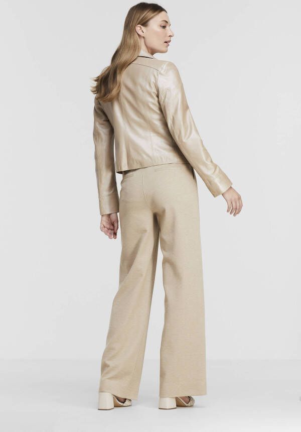 Studio AR by ARMA Lovato bikerjack van schapenleer met glanzende finish