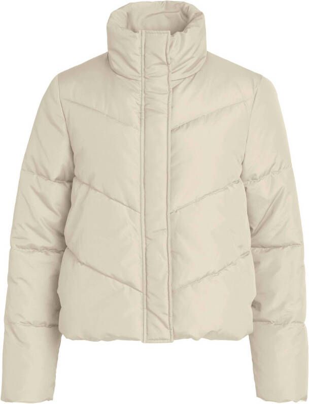 VILA gewatteerde jas VITATE ecru