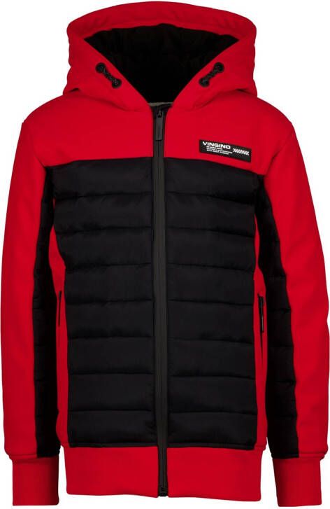 Vingino winterjas Tevisi rood/zwart