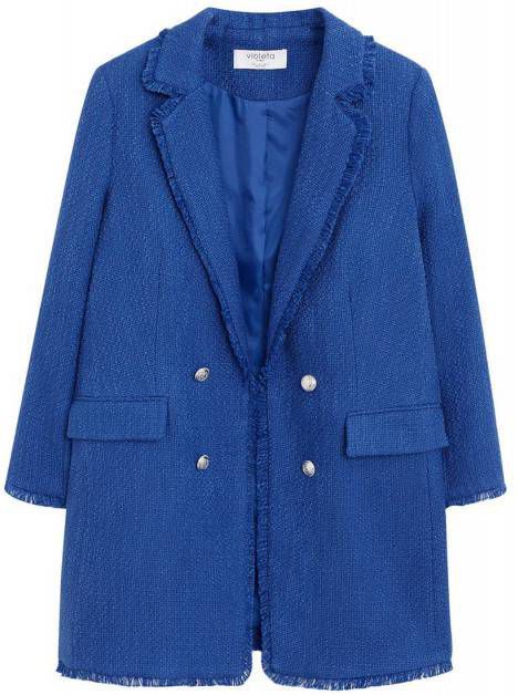 Gestructureerde wollen jas Jassenshoponline.nl Mango wollen coat met ceintuur brique Jassenshoponline.nl