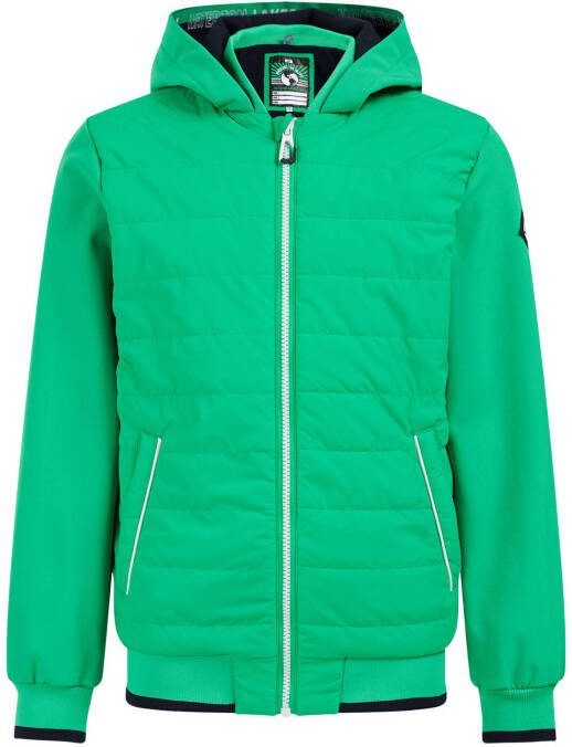 WE Fashion softshell tussenjas groen