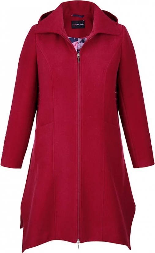 MIAMODA Jas met capuchon Rood