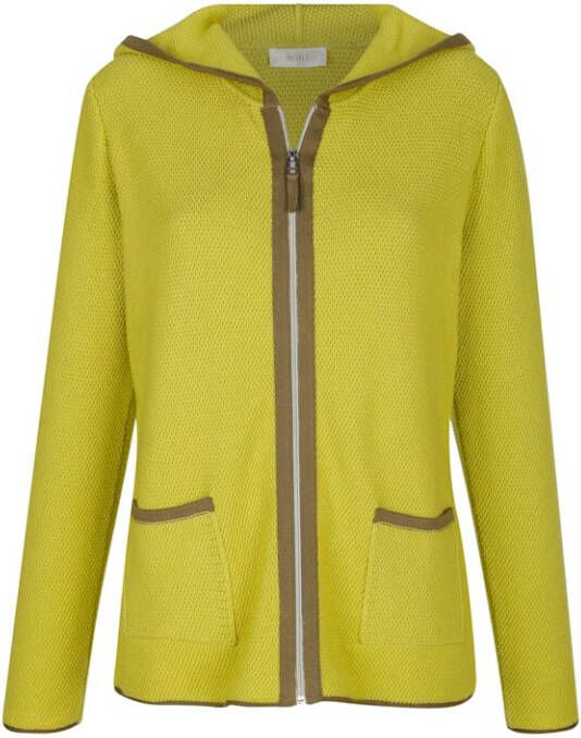 MONA Vest met capuchon Pistache